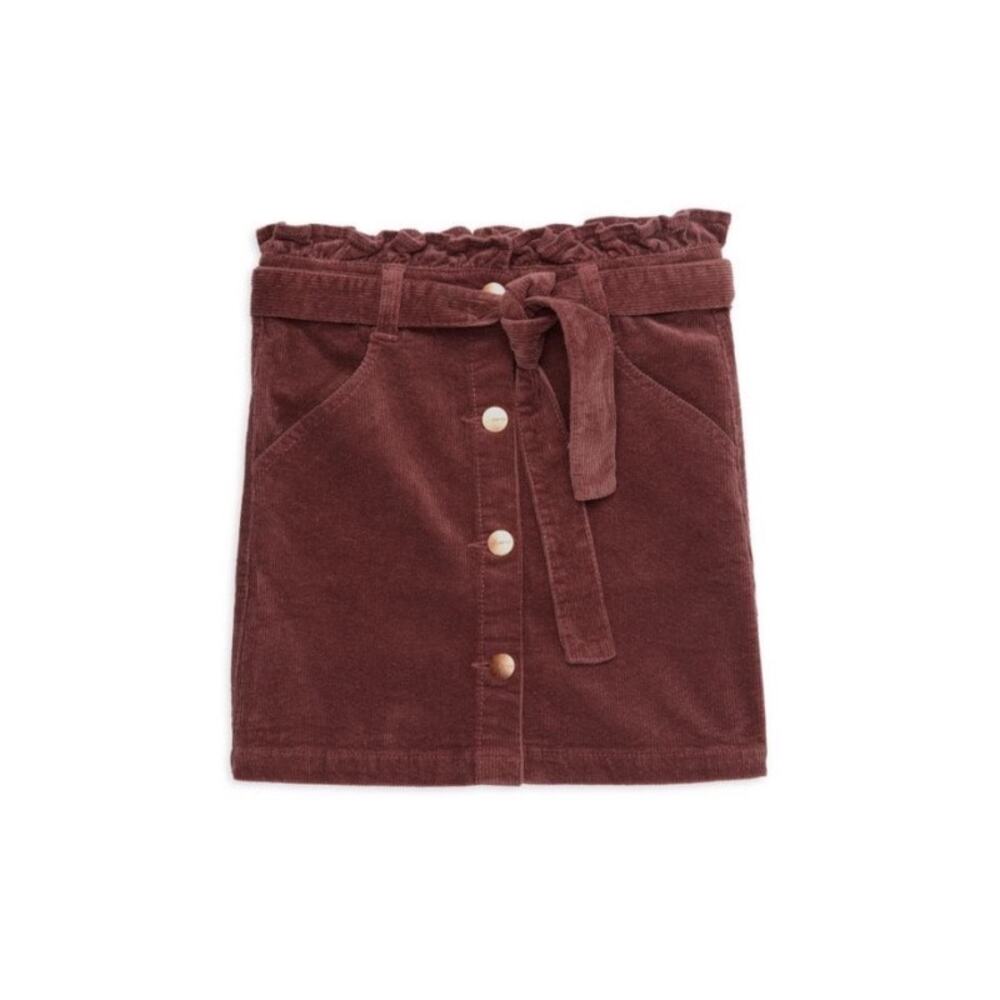 JOE'S JEANS The Piper Belted Corduroy Skirt Dusty Blush Size 12